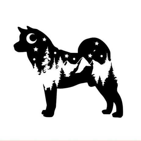 Adventure Akita Male Decal