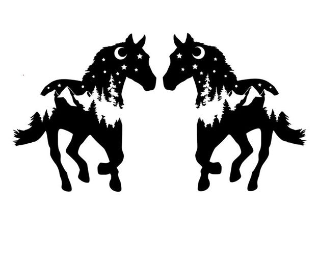 Adventure Horse Decal - Right Facing