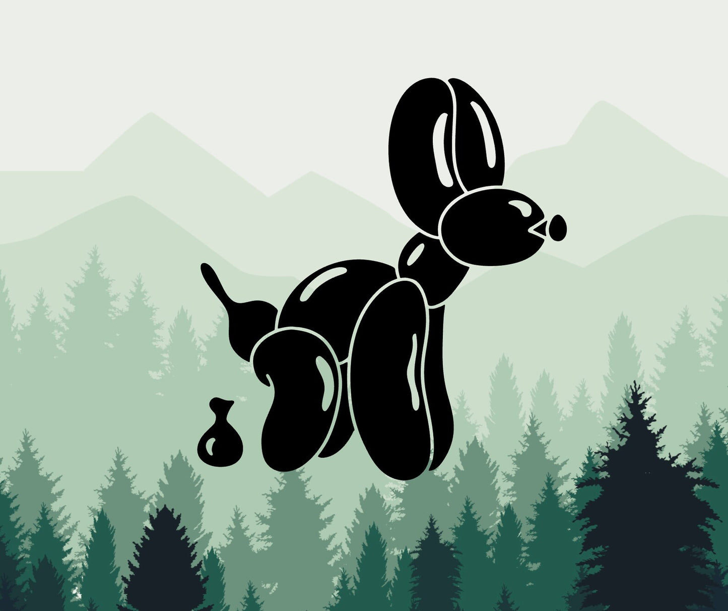 Balloon Dog Decal