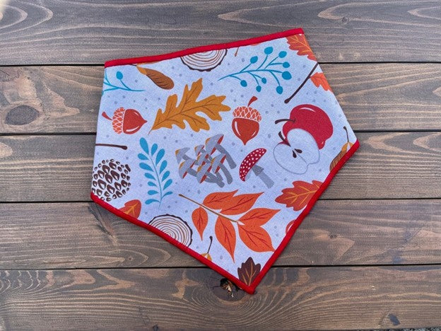 Autumn Themed Custom Dog Bandana