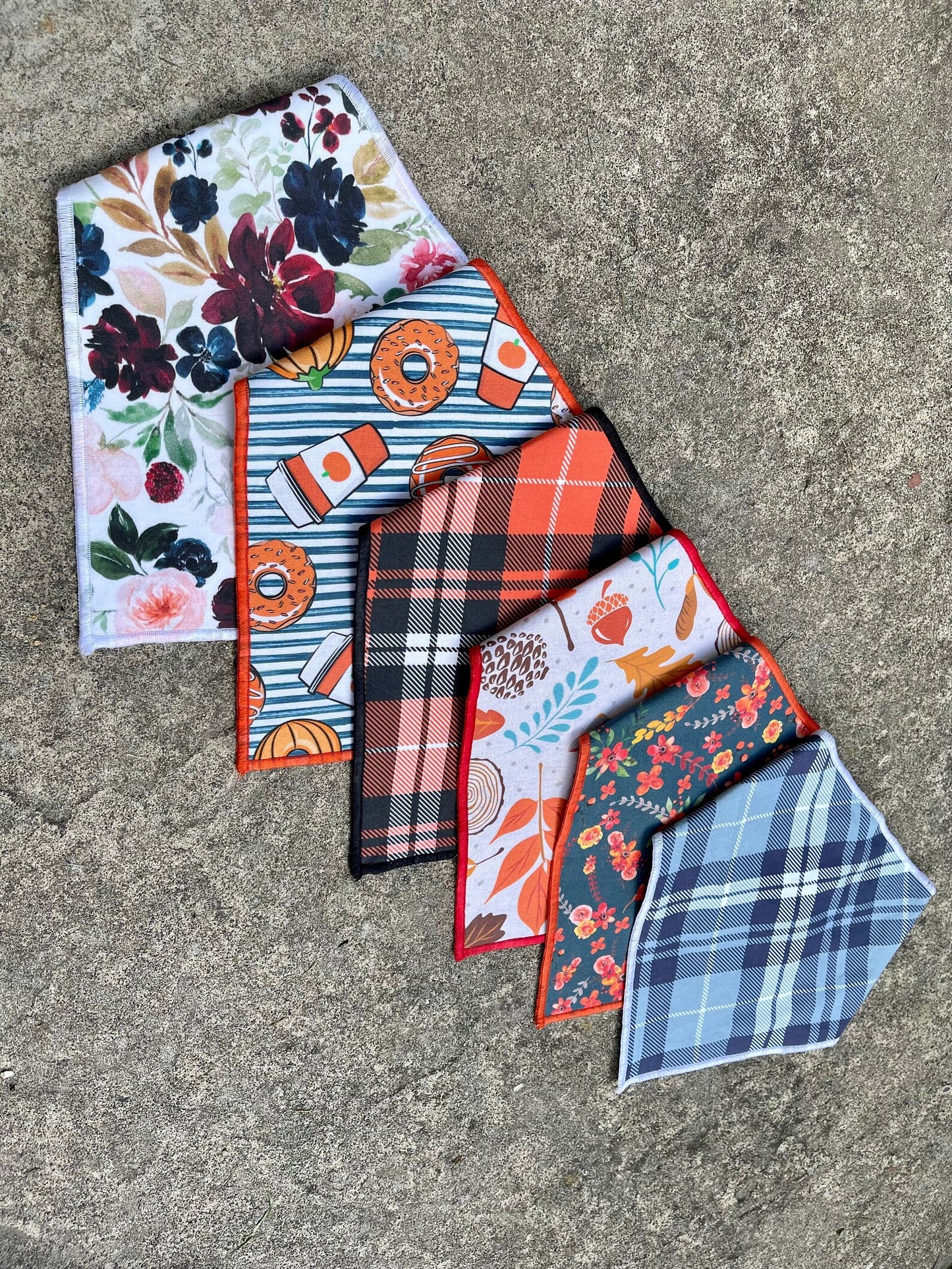 Autumn Themed Custom Dog Bandana