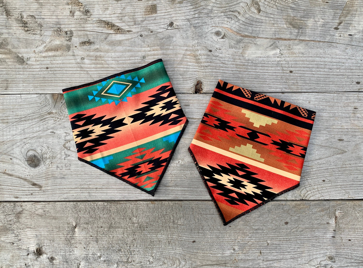 Aztec Print Dog Bandana // Fall Dog Bandana // Autumn Dog Bandana // Tribal Print Dog Bandana // Geometric Dog Bandana