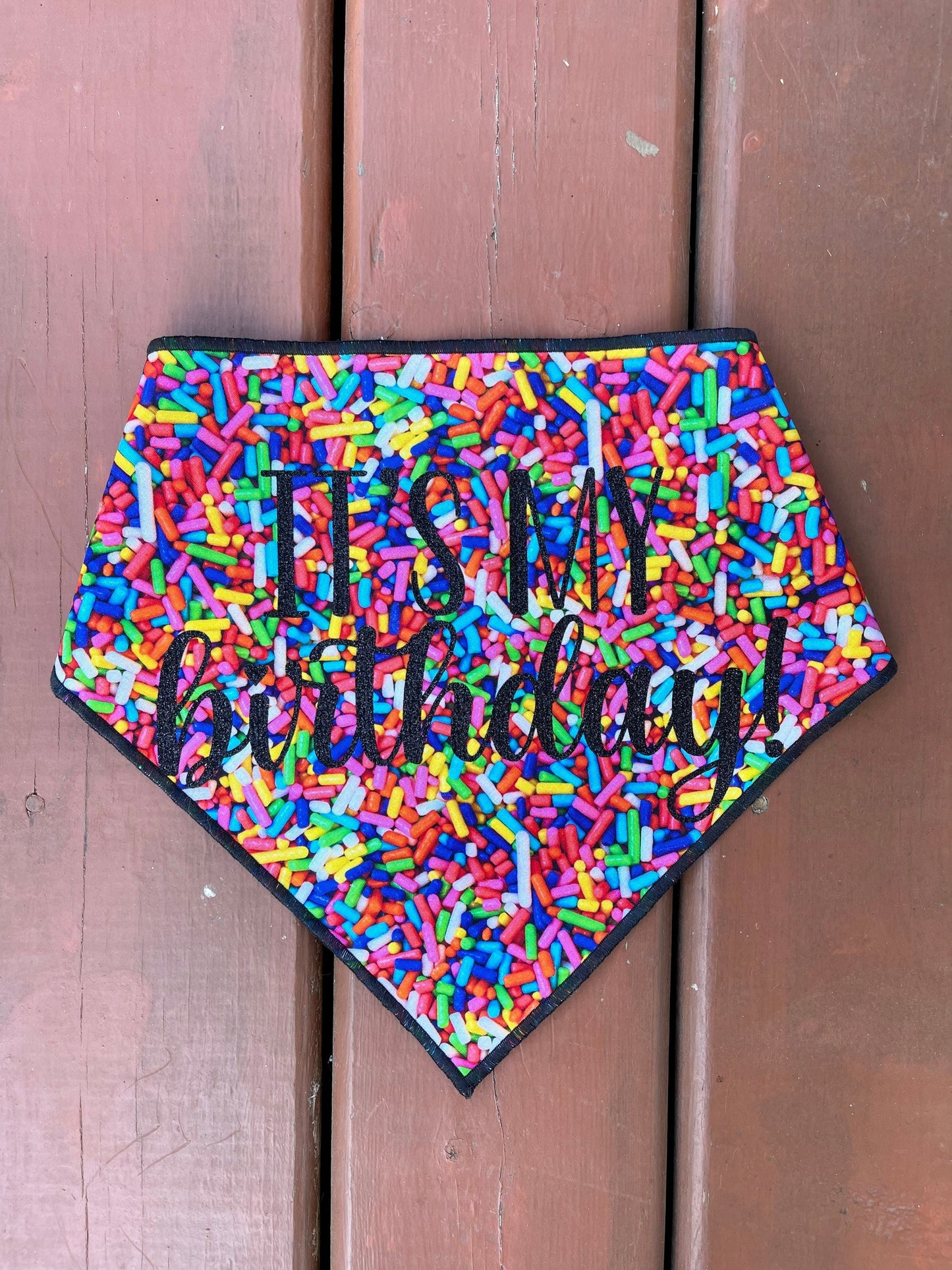 Birthday Dog Bandana // Dog Bandana Custom Birthday Bandana // It’s My Birthday Announcement // Custom Bandana // Sprinkles Bandana
