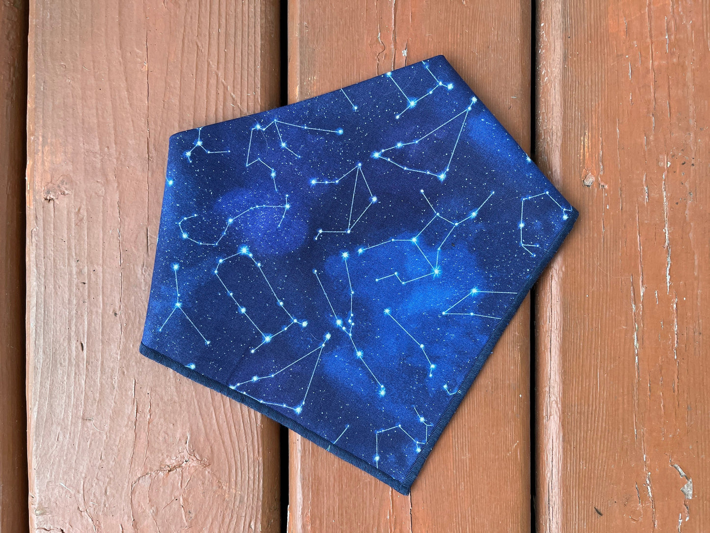 Dog Bandana Constellation Bandana // PNW Dog Bandana // Outer space Dog Bandana // Nature Dog Bandana // Snap On Dog Bandana // Dog Scarf