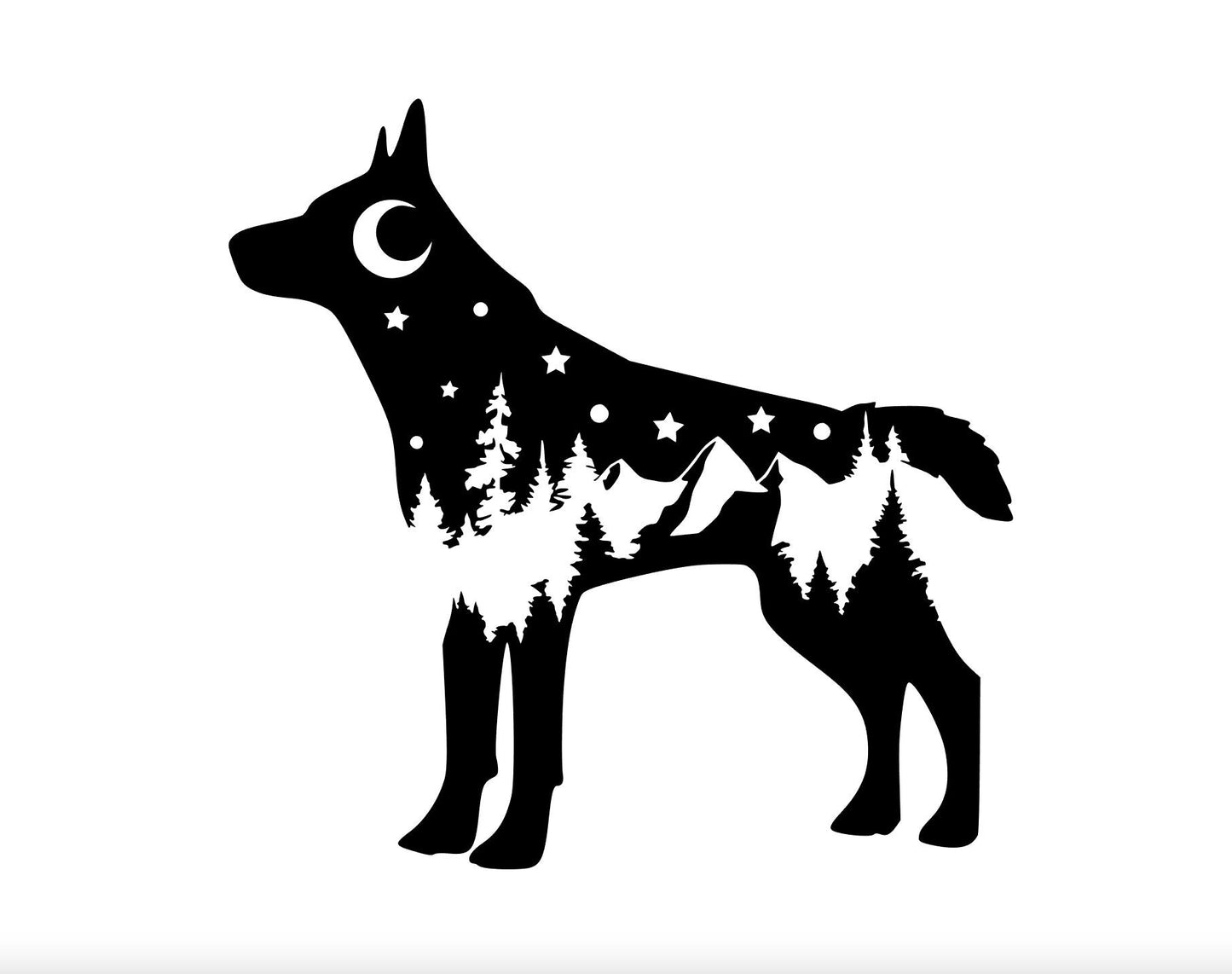 Adventure Aussie German Shepherd Mix decal, Aussie mix nature bumper sticker, dog mom, dog sticker, Australian shepherd mix decal, PNW