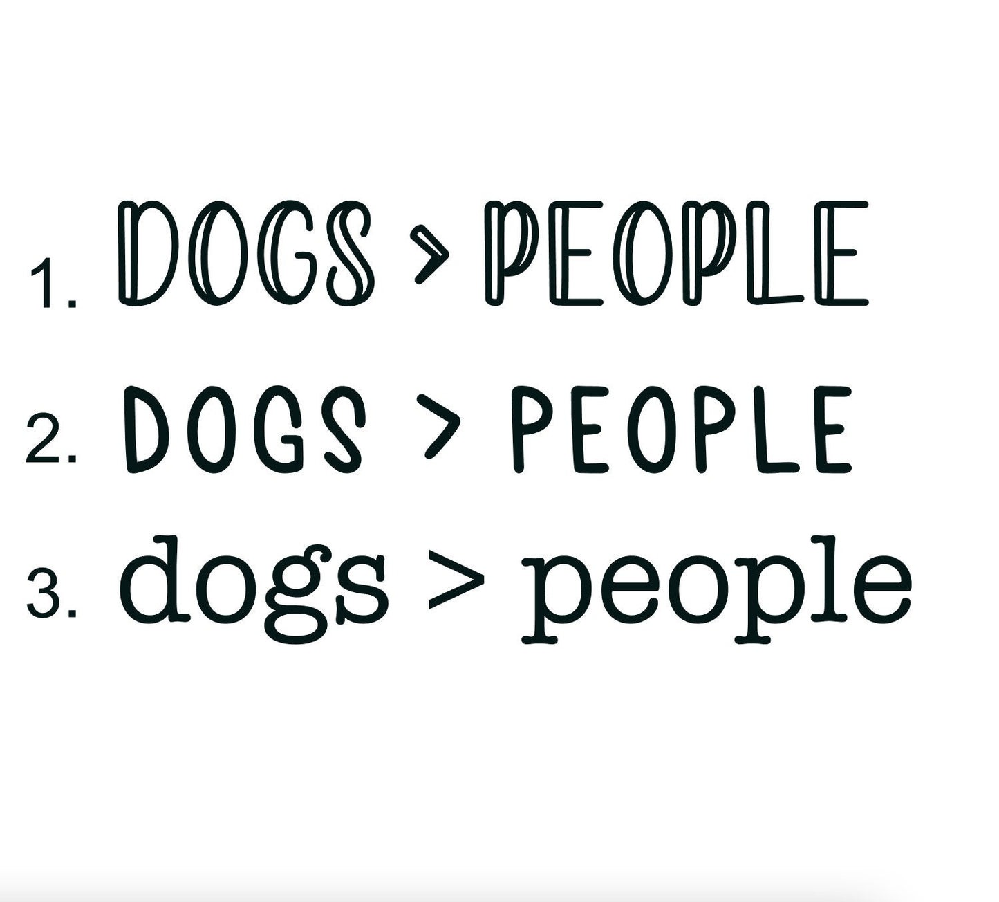 Dogs > People vehicle decal, dogs are better bumper sticker, dog mom decal, dog sticker, dog bumper sticker, dog lover