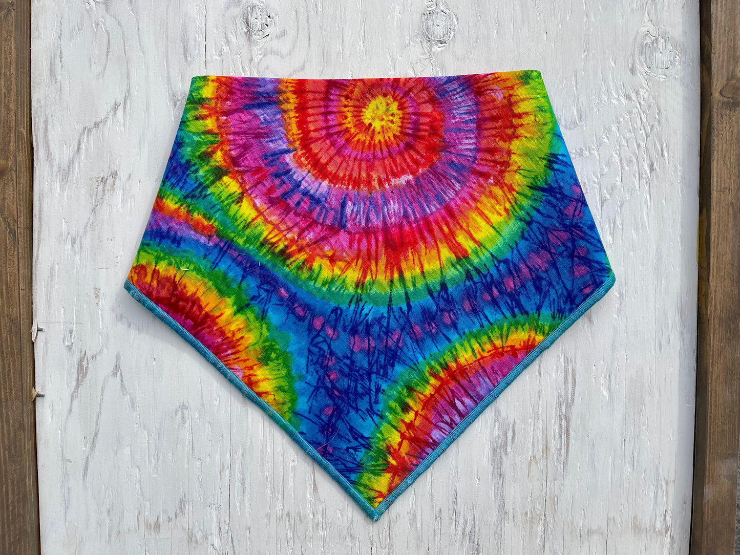 Dog Bandana Tie Dye // PNW Dog Bandana // Summer Dog Bandana // Nature Dog Bandana // Snap On Dog Bandana // Dog Scarf // Collar