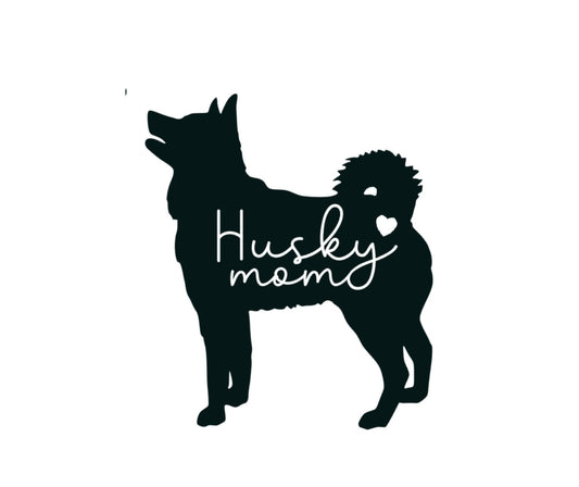 Husky mom decal, Husky dog mom bumper sticker, dog sticker, permanent decal/bumper sticker, Husky PNW decal, dog mom