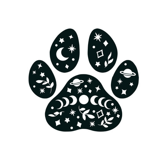 Dog Paw Print car decal, Adventure Paw Print nature sticker, cat paw print, dog sticker, permanent decal/bumper sticker, nature decal, PNW