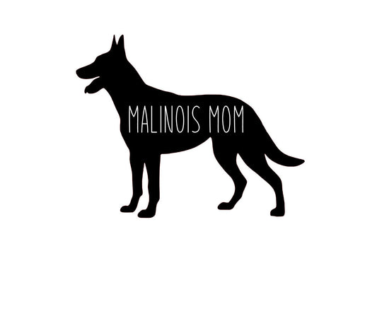 Belgian Malinois mom decal, Belgian Shepherd bumper sticker, dog sticker, Maligator decal/sticker, Malinois mom