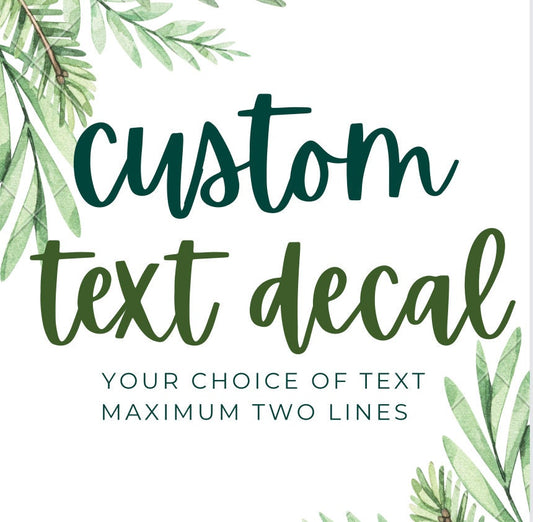 Custom Text or Dogs Name // Pet Name Car Sticker // Dog or Cat Custom Name // Water Bowl or Kennel Sticker