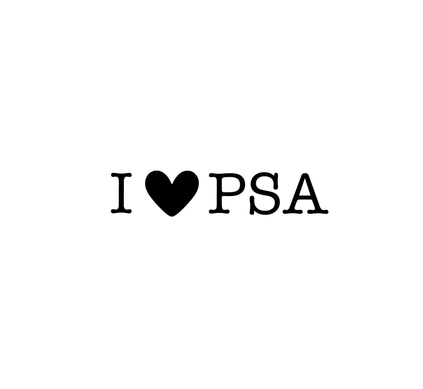 I love PSA vehicle decal, agility dog decal, I love dog sports decal, dog mom decal, dog sticker, dog bumper sticker, dog lover